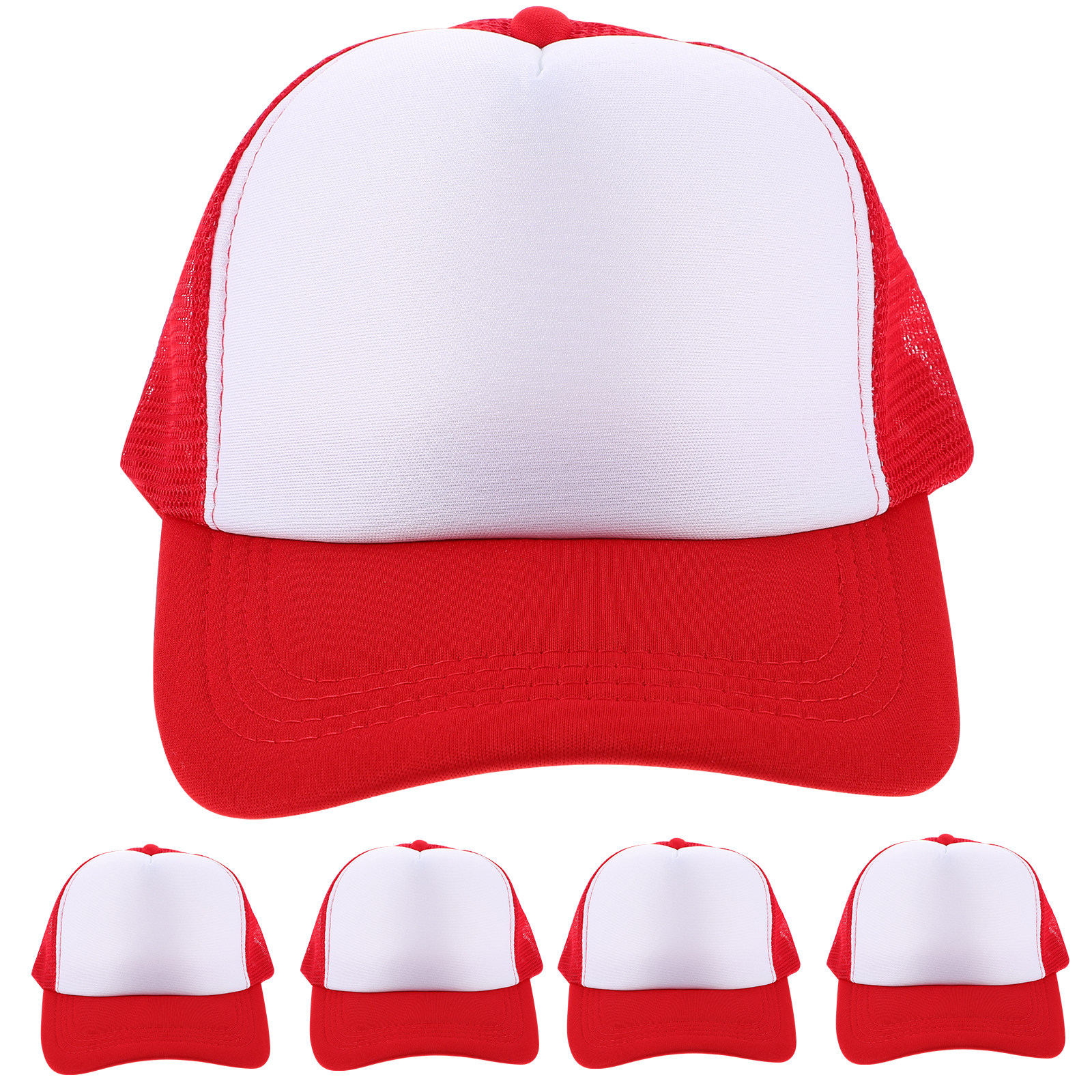 Hat Sublimation Blank - 5Pcs Blank Mesh Baseball Caps Heat