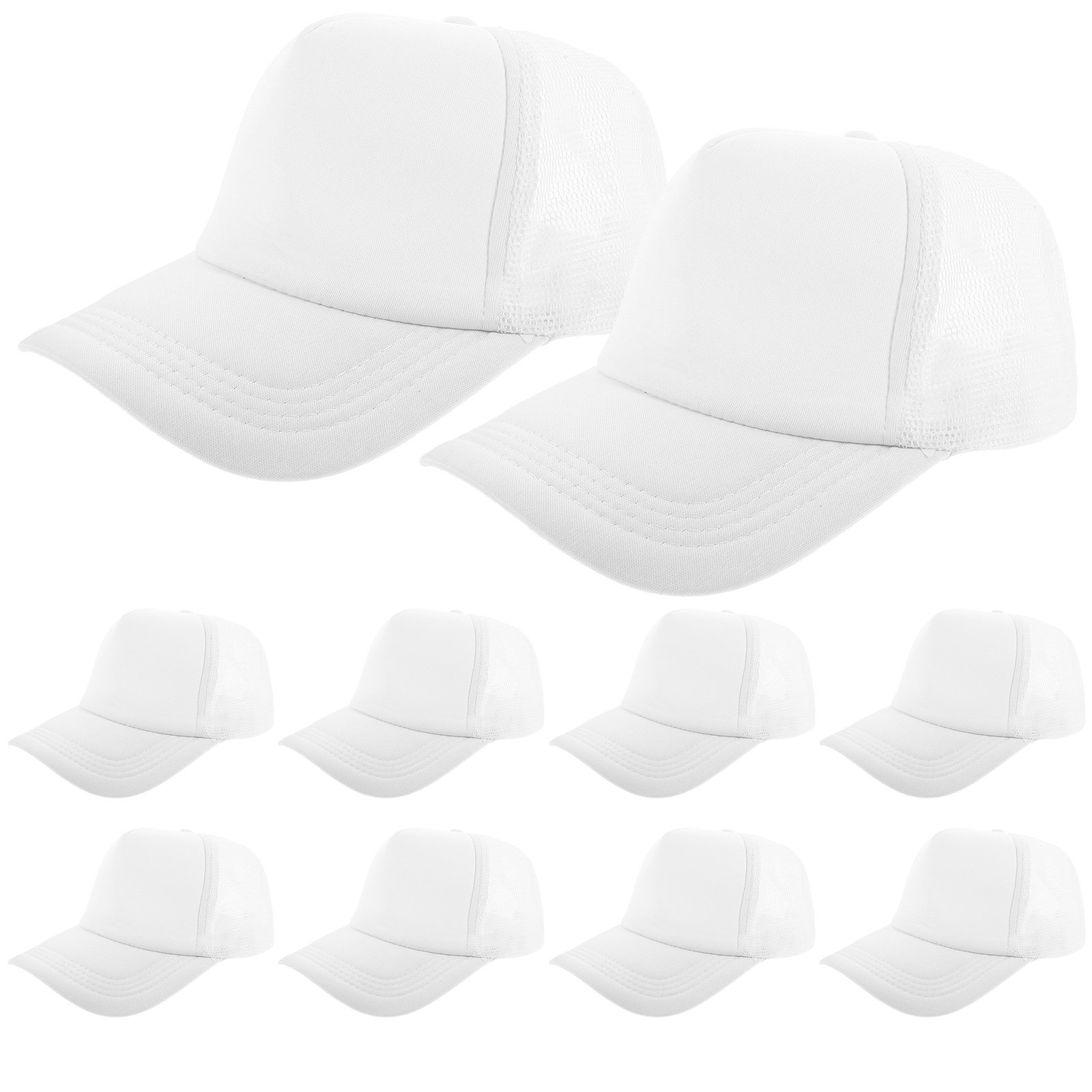 Hat Sublimation Blank - 10Pcs Blank Mesh Baseball Hats Sublimation
