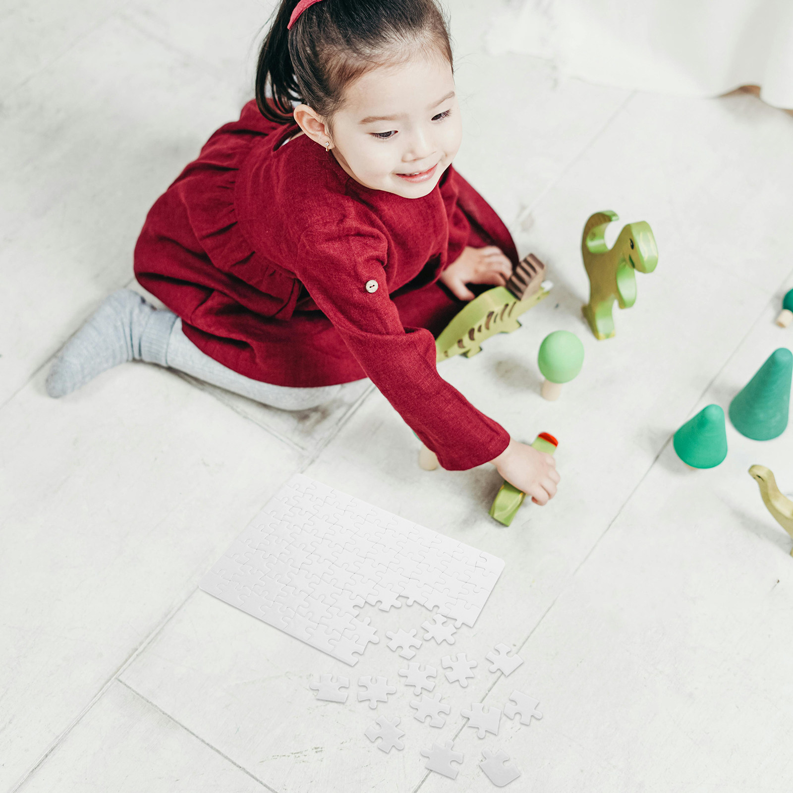 4 Sheets Sublimation Blank Puz - огляд і ціна Puzzle Blank White