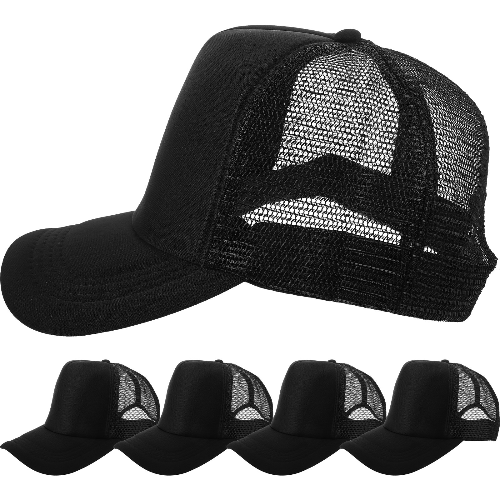 10 Black DIY Blank Mesh Baseba - огляд і ціна Hat Sublimation Blank