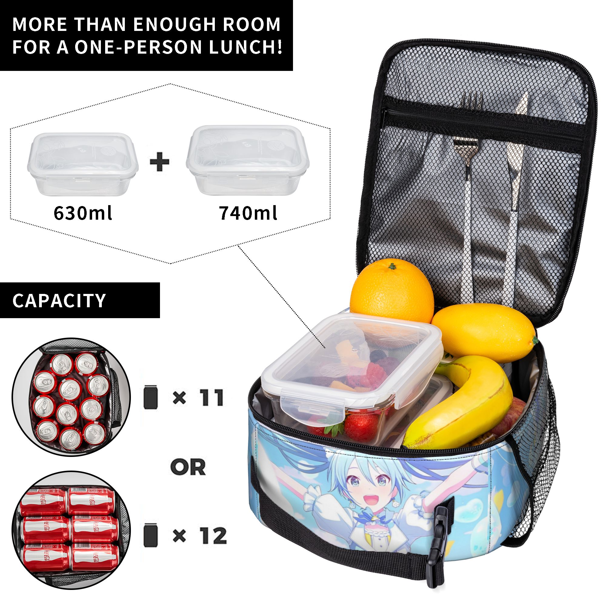 Hatsune Miku Trained Insulated - огляд і ціна Tote Bag Sublimation