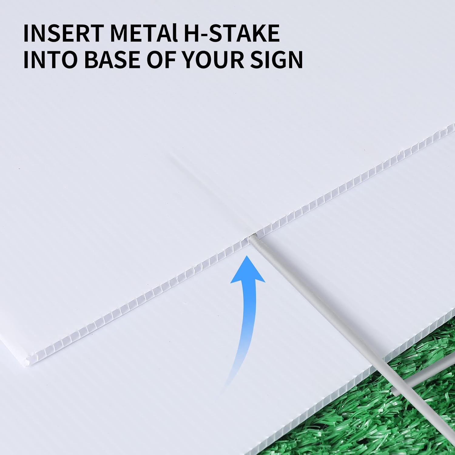 18x12 Inch Blank Yard Signs wi - огляд і ціна Yard Sign Blank