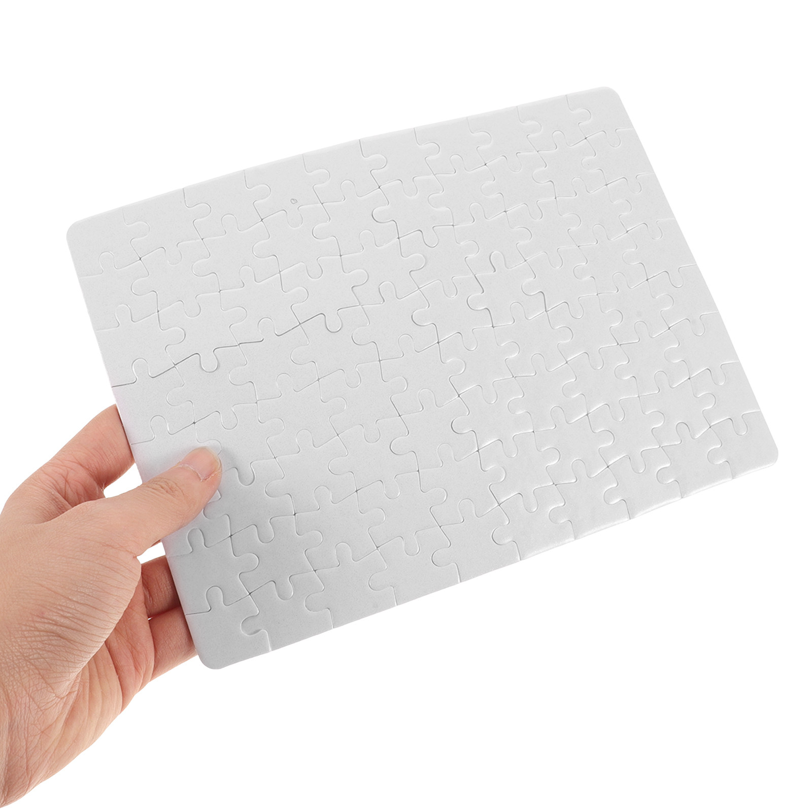 4 Sheets DIY Blank Puzzle Piec - огляд і ціна Puzzle Blank White