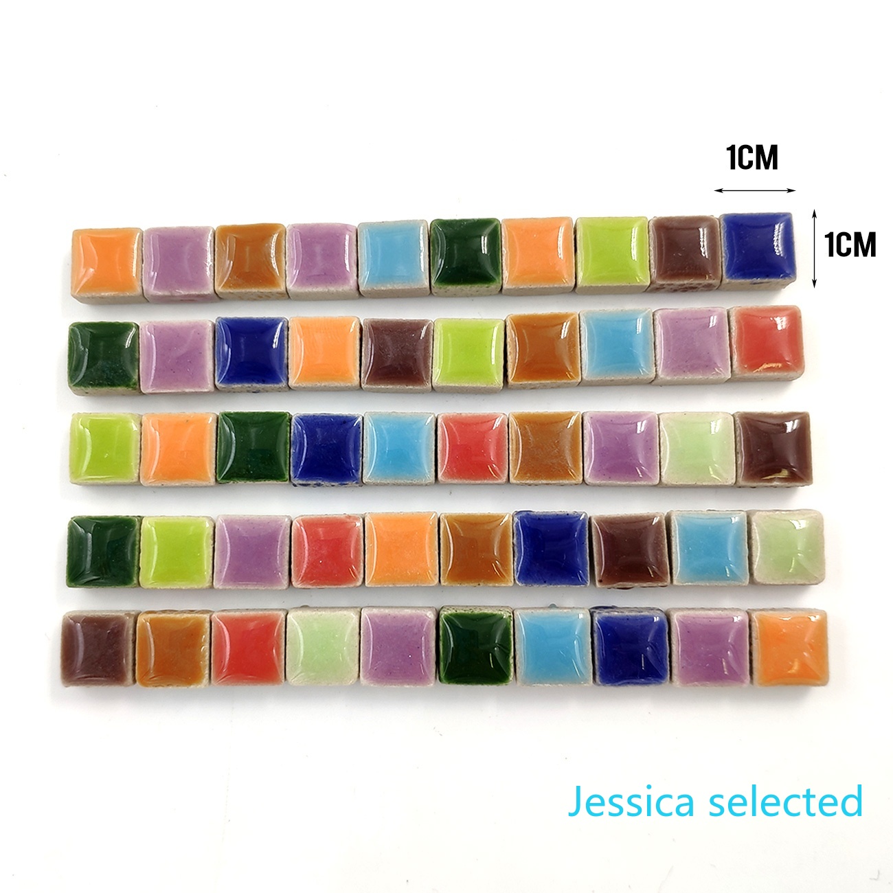 100g DIY Ceramic Mosaic Tiles  - огляд і ціна Ceramic Tile Blank